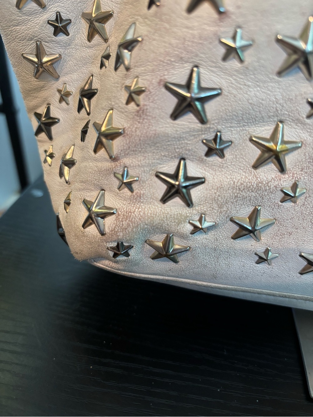 Authentic Jimmy Choo Sasha Star Studded Tote – Soft Leather - Picture 4 of 13